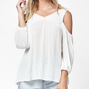 L.A Hearts Cold Shoulder Blouse